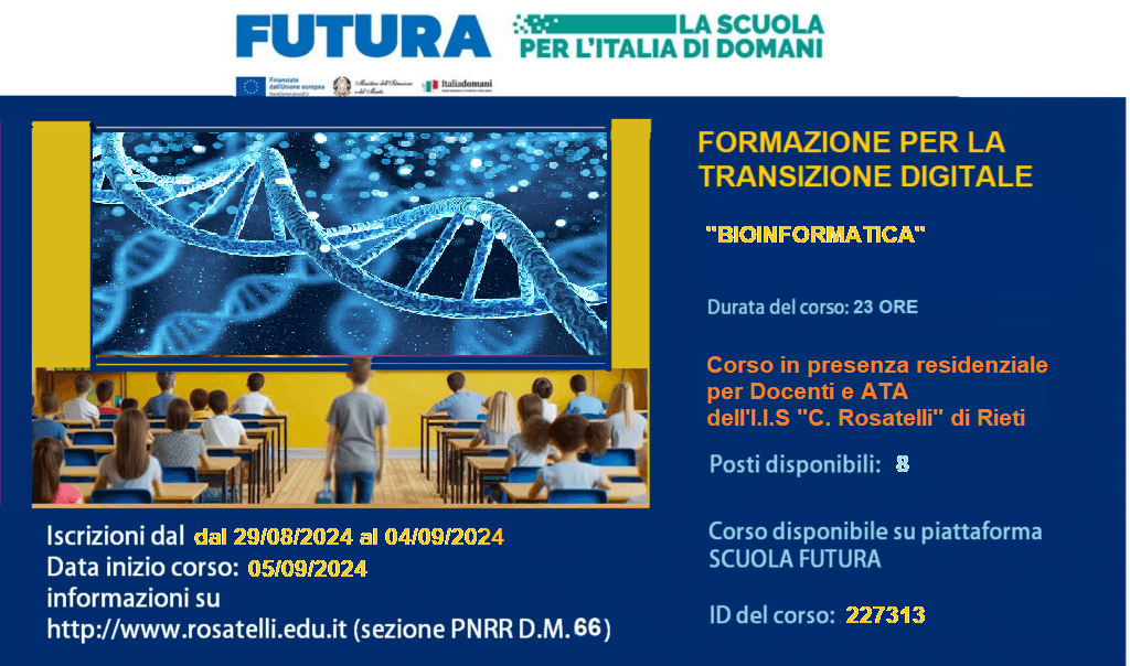 Locandina Bioinformatica