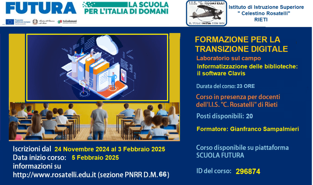 Locandina corso Clavis