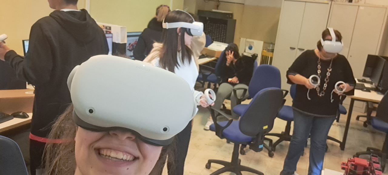 Laboratorio con visori