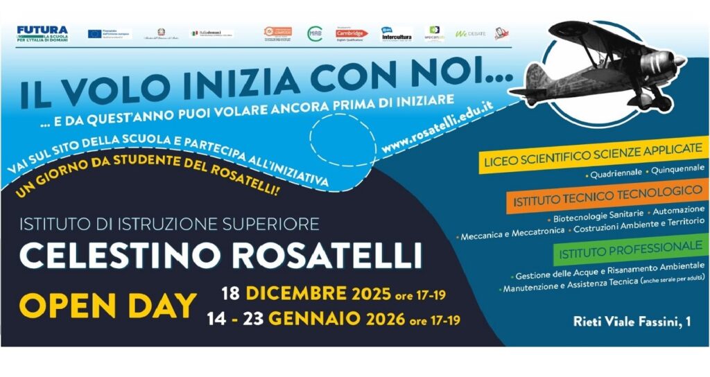 OpenDAY iscrizioni AS 2026/27